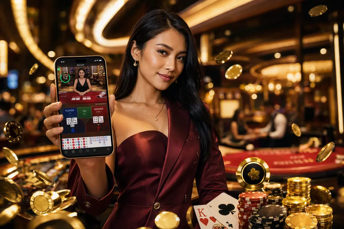 mudah54 live casino baccarat dealer langsung