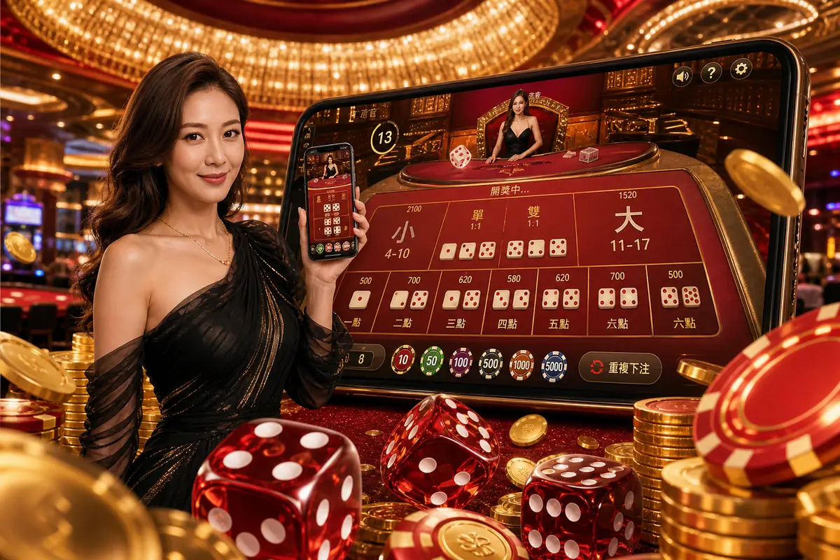 mudah54 Sic Bo meja dadu kasino live